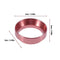 Espresso Dosing Funnel Aluminum Coffee Dosing Ring Replacement-for 58mm Portafilters (Rose Red)