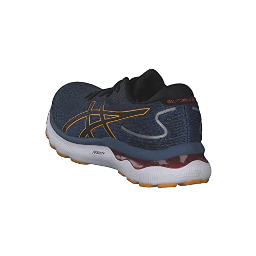 ASICS Gel Nimbus 24 Mens Running Shoes Road Trainers, Azure Amber, 9 US