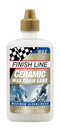 (4oz) - Finish Line Ceramic Wax Bicycle Chain Lube, 120ml Drip Squeeze Bottle