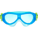 Zoggs Kids' Phantom Mask with UV Protection And Anti-fog Swimming Goggles, Blue/Green/Yellow, 0-6 Years