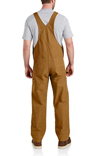 CARHARTT Men's Bib Overalls, Black, 32W x 32L US