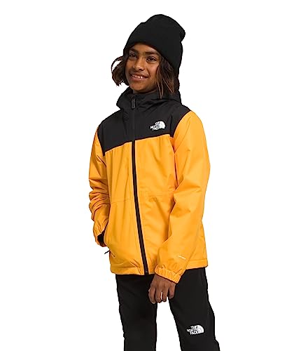 THE NORTH FACE Boys' Warm Storm Rain Jacket, Summit Gold, Small