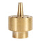 1/4" / 1/2" / 3/4" Brass Column Garden Pond Fountain Water Nozzle Sprinkler Spray Head Gold Fountain Nozzle, Pond Spray Nozzle Fountain Spray Head(6分)