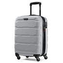 Samsonite Unisex-Adult Omni Pc Hardside Expandable Luggage with Spinner Wheels, Silver, 3-Piece Set (20/24/28), Omni Pc Hardside Expandable Luggage with Spinner Wheels