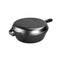 Lodge 3.2 Quart Cast Iron Cabin Combo Cooker, Black