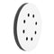 5Inch 5/6/8 Holes Hook and Loop Soft Sponge Cushion, Interface Buffer Pad, Sanding, Discs Pad, Soft Foam Buffering Pad, Interface Pad, Soft Density Interface Pad for Drill Grinder (5 inches 8 Holes)