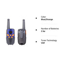 NERF 10 Mile Walkie Talkies Set 37756 | Delivers Transmission with 10 Mile Communication Range, Flexible Safety Antenna & Morse Code with On/Off Switch (Orange & Black)