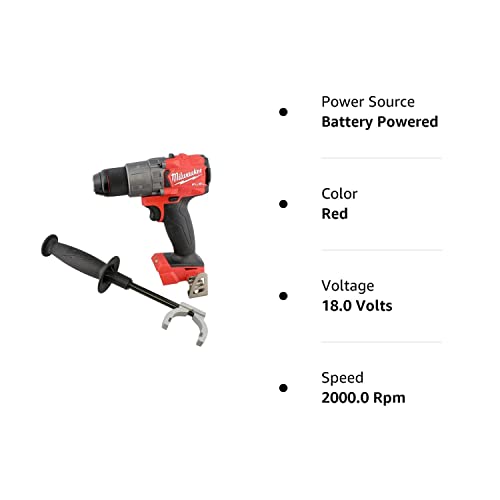 Milwaukee 2803-20 M18 FUEL 1/2" Drill/Driver (Bare Tool)-Peak Torque = 1,200 in-lbs