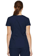 Dickies EDS Signature Women Scrubs Top V-Neck 85906, Navy, Large