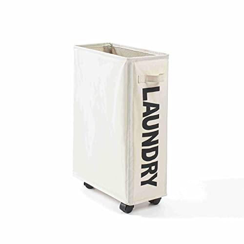 Large Foldable Laundry Washing Clothes Storage Bag Basket Bin Organiser (White)