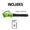 Greenworks 24V (90 MPH / 320 CFM / 125+ Compatible Tools) Cordless Axial Leaf Blower, Tool Only