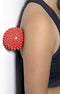 Diameter Spiky Massage Ball for Foot Back Deep Tissue Trigger Point Massaging, Plantar Fasciitis Roller for Pain and Circulation, Feet Muscle Therapy (7.5CM, Red)