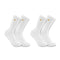 Carhartt Men's Force Midweight Crew Sock 2 Pack, White, Large