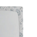 Ambesonne Winter Fitted Sheet Set, Pattern Ornate Snowflake Motifs and Dots Retro Christmas Inspired Repetitive, Decorative Bedding All-Round Elastic Pocket 2 Pcs, Twin XL Size, Pale Grey