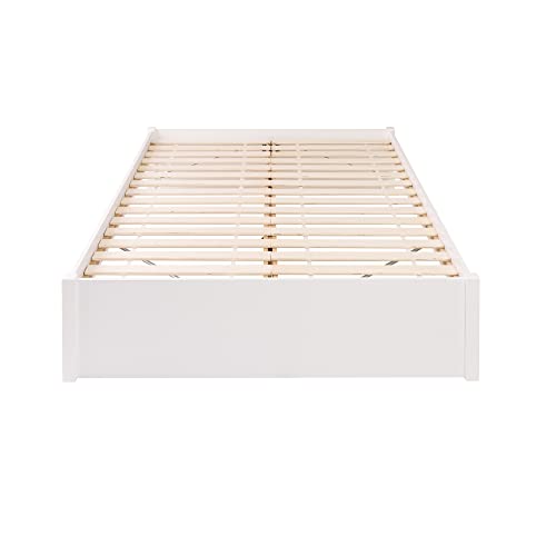 WBSQ-1302-2K Select 4-Post Platform Bed - White