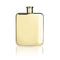 TRUE Belmont Golden Whiskey Fashion Hip Flask Plated with 14 Karat Gold 175 Millilitres