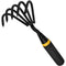 Garden Rake - Kemaier Stainless Steel Hand Cultivator for Heavy-Duty Soil Loosening, Planting, and Weed Removal