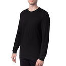 Hanes Men's Long Sleeve Nano Cotton Premium T-Shirt (Pack of 2), Black, Medium