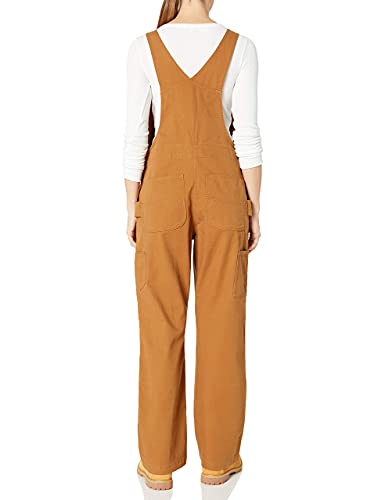 Carhartt Women's Crawford Double Front Bib Overalls, Carhartt Brown, Small