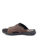 ROCKPORT Men s Darwyn 2 Slide Sandal, Brown Ii Leather, 10.5 US