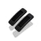 Self-Adhesive Sliding Door Handles, 2 PCS ABS Plastic Cabinet Drawer Window Handle for Indoor, Window, Bathroom Door, Kitchen Cabinet 11cmx3cm (Black)