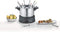 SEVERIN FO 2470 Fondue, Dishwasher Safe Fondue Set with 8 Colour-Coded Forks, Electric Fondue Made of Stainless Steel for Cheese Fondue, Chocolate Fondue or Oil Fondue, Black