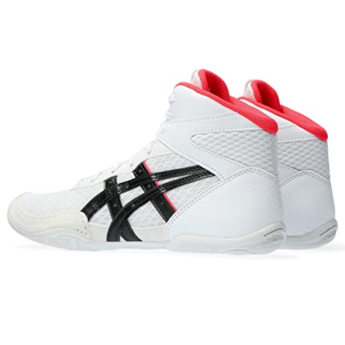 ASICS Kid's Matflex 7 Grade School Wrestling Shoes, White/Diva Pink, 3 Big Kid