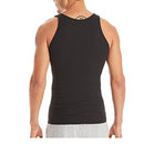 Hanes Men’s Ribbed Tank, Cotton Undershirt Tank, 6-Pack, Black/Grey Assorted - 6 Pack, Medium