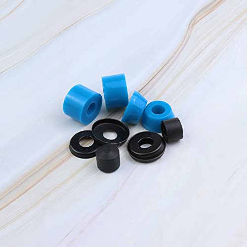 ECSiNG 3 Sets of Skateboard Truck Bushings Kit for Most 7 Inch Skateboard Trucks Bushings Skateboard Cup Washers Replacement Accessories