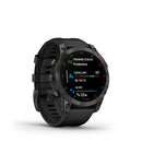 Garmin epix (Gen 2), Carbon Gray DLC Titanium with Black Band, Premium Active Smartwatch (010-02582-12)