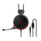 Audio Technica ATH-AG1X High-Fidelity Gaming Headset with Gooseneck Microphone (Black/Red)