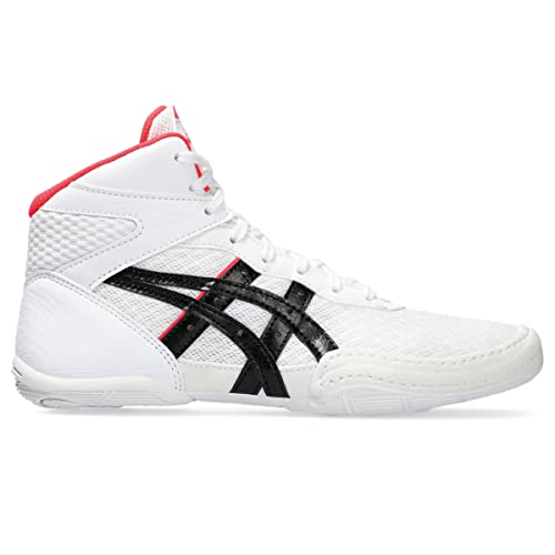 ASICS Kid's Matflex 7 Grade School Wrestling Shoes, White/Diva Pink, 3 Big Kid