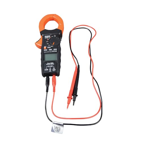 KLEIN TOOLS 2000A Ac/Dc TRMS Digital Clamp Meter, Black With Orange