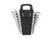 TEKTON Angle Head Open End Wrench Set with Holder, 11-Piece (3/8-1 in.) | WAE91102