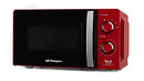 Orbegozo Microwave MI 2121, 20 litre capacity, 6 power levels, timer, defrosting program, 700 W, red