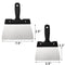 Peohud 2 Pack Coating Spatula for Chocolate, Stainless Steel Chocolate Scraper, Chocolate Thermostat Spatula for Smoothing Dough, Cake
