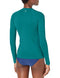 Hurley Women's Standard Rash Guard Top, Emerald, X-Small