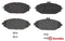 BREMBO P 50 124 Brake Pads