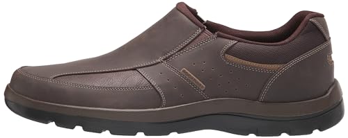 ROCKPORT Men's Get Your Kicks Slip-On Loafer, Brown, 9 US Wide