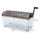 Nisorpa Mini Hand Paper Shredder A4 Portable Manual Paper Shredders Documents Paper Cutting Tool Home Office Desktop Stationery