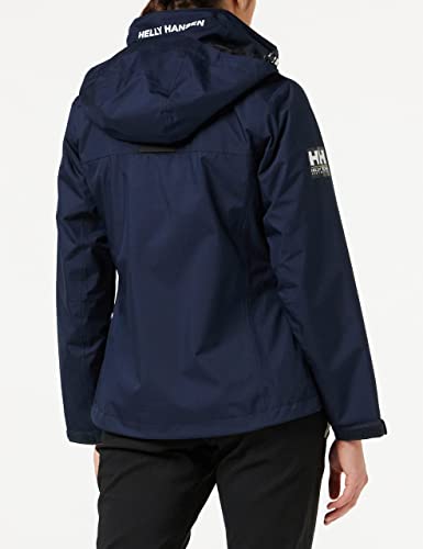 Helly Hansen Women's Crew Hooded Midlayer Jacket, Navy, Medium