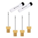 ETENWOLF Ball Pump Needles, Brass Head and Stainless Steel Body with Storage Case, for Football Basketballs Soccer Balls Volleyballs Rugby Balls, 4 Pack