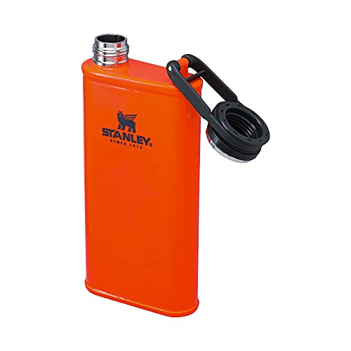 Stanley x Mossy Oak® Classic Flask 8oz with Never-Lose Cap, Wide Mouth Stainless Steel Hip Flask for Easy Filling & Pouring, Insulated BPA-Free Leak-Proof Flask