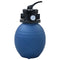 vidaXL Pool Sand Filter with 4 Position Valve Swimming Pool Spa Water Cleaning Machine Equipment Blue 300mm