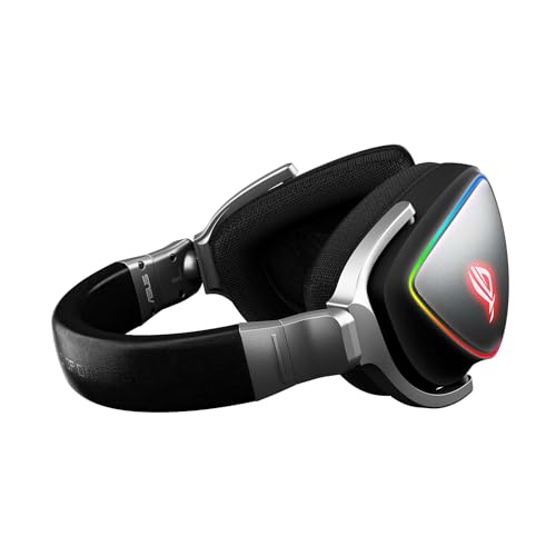 ASUS ROG Delta RGB Gaming Headset with Hi-Res ESS Quad-DAC, Circular RGB Lighting Effect and USB-C Connector for PCs, Consoles and Mobile Gaming