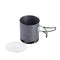 Fire-Maple 1L Hard Anodized Aluminum Pot | Outdoor Camping Backpacking Hiking Picnic Pot | Camping Cookware Pot with Heat Exchanger | Perfect Size for Solo Backpacker