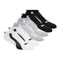 Puma Women's 1/2 Terry Low Cut Athletic Running Sock 6-Pack, White Traditional, 9-11