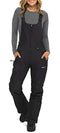 Arctix Women's Insulated Bib Overalls Snow Bib - Black, 1x/Short