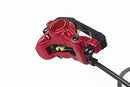 Zoom Hydraulic Disc Brakes Mountain Bike Sets MTB Front & Rear Set with Floating Disc Rotor 160mm & Color Bolts (Red)