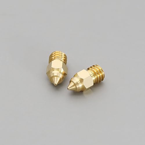 ECSiNG 10 X CR6-SE 3D Printer Brass Nozzle Compatible with CR-6 SE/Ender-3 Series/Ender-5 Series/Ender-6/ CR-10 Series/Ender 3 S1 Series 0.4mm 3D Printer Accessories